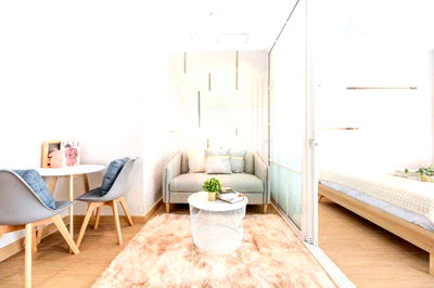 เช่าคอนโด โฮมโปร ลาดกระบัง : ให้เช่าคอนโด ไอริส แอเวนิว อ่อนนุช-สุวรรณภูมิ อาคาร 2 ชั้น 3 1 ห้องนอน ขนาด 28 ตรม ใกล้ โสภณซุปเปอร์มาร์ท