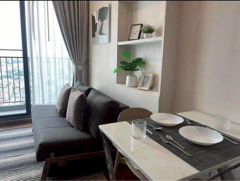 C EKKAMAI 1B1B ชั้น 24 ขนาด 31 ตร.ม เช่า 18,000 บาท/เดือน Ready to move in