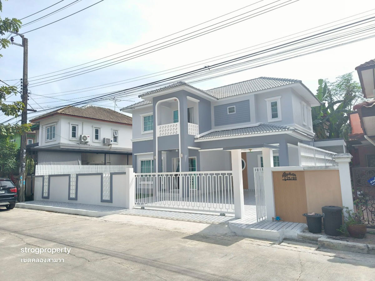 รูป บ้านเดี่ยว มีนบุรี หทัยราษฎร์ หมู่บ้านเคซีพาร์ควิลล์ 3 ถนนหทัยราษฎร์34/1 บ้าน4 ห้องนอน นัดหมายชมบ้าน 085-318-6868 คุณวา - รูปที่ 3/36