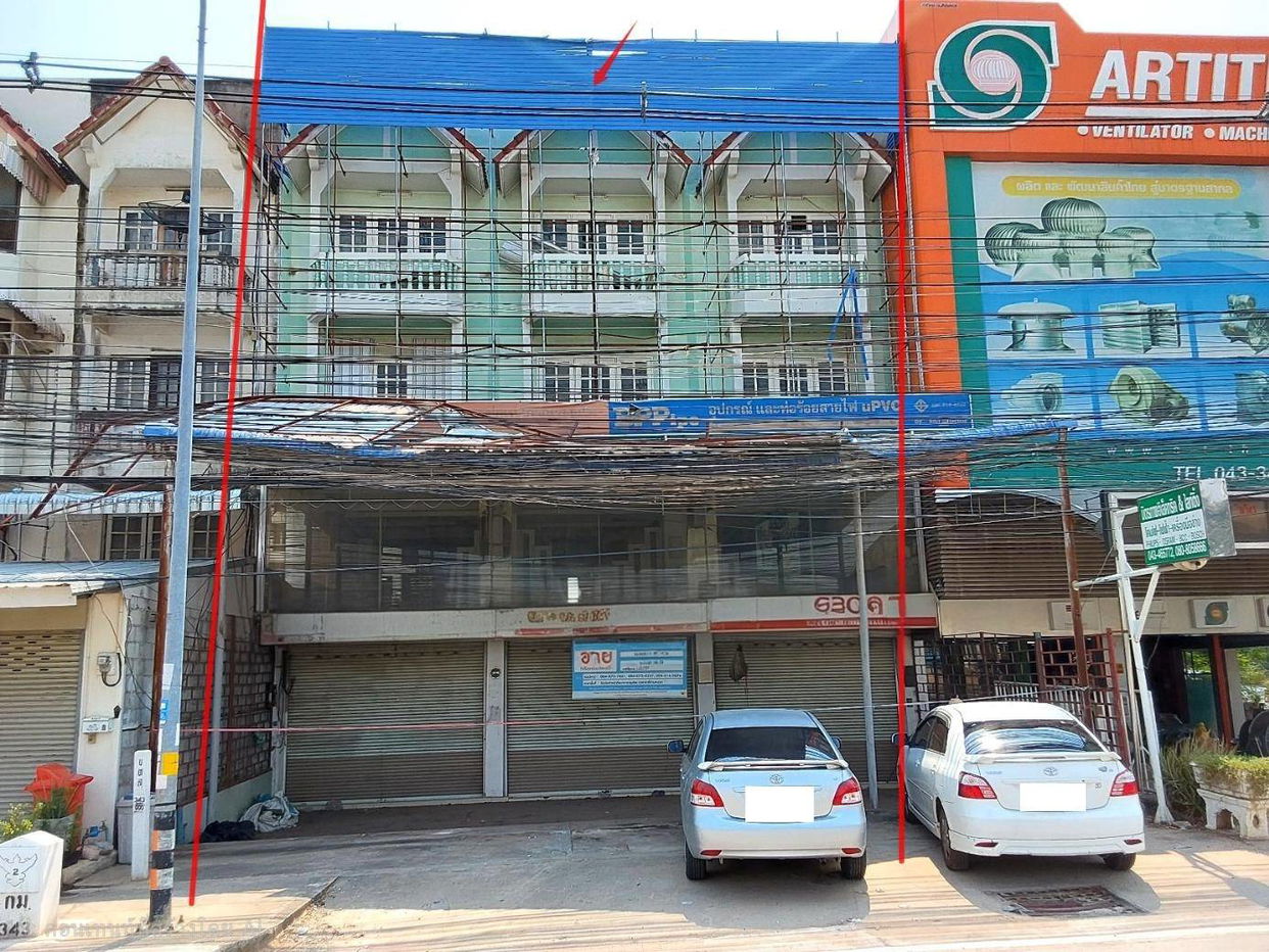 รูป อาคารพาณิชย์ เนื้อที่ทั้งหมด 324 ตารางเมตร เลขที่ 433/3-5 (ไม่ติดเลขที่) - ตำบลศิลา อำเภอเมืองขอนแก่น ขอนแก่น ราคา 11,410,000 บาท - รูปที่ 1/2