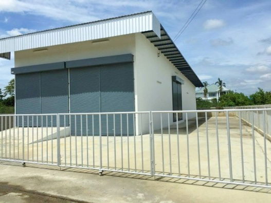 รูป ติดถนนกาญจนา ม.เนติบัณฑิตสถาน 1 กม. ให้เช่าโกดังเก็บสินค้า พร้อมออฟฟิศ 265ตร.วา. 255ตร.ม. เต็นท์คุณพ้ง สมาคมปักษ์ใต้ . ราคาถูก 1นอน 3น้ำ - รูปที่ 5/8