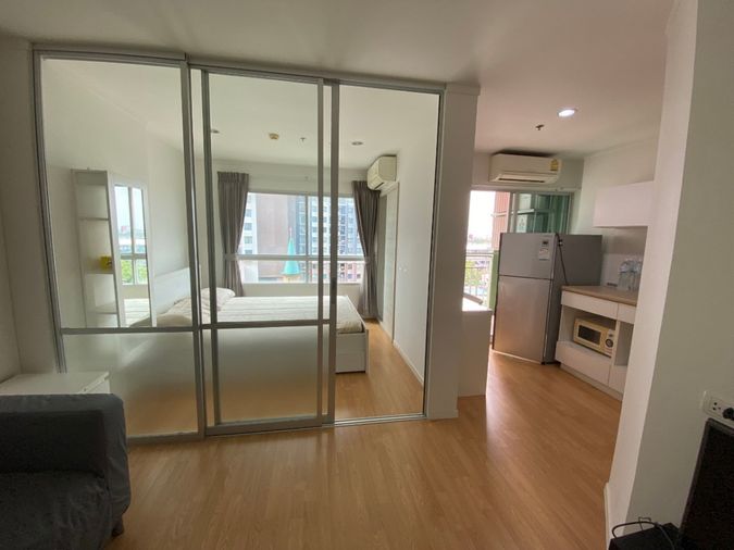 ให้เช่าห้องแต่งพร้อม เฟอร์ครบ  ใกล้ ARL และ MRT สถานีหัวหมาก