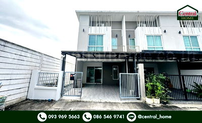 ทาวน์โฮม นครปฐม : ทาวน์โฮม ซิตี้เซนส์ ศาลายา - พุทธมณฑล หลังริม ราคาถูกที่สุดในโครงการ