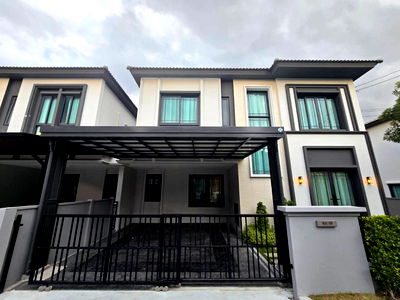 Houses for rent : 💛 For rent Luxury detached house, Grande Pleno Sukhumvit-Bangna, 3 bedrooms, 175 sq m, near Mega Bangna, just 600 m.