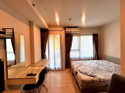 Condos for rent 700 Year Sports Arena Chiang Mai : ✅Escent Ville Condo, 2nd floor, size 24 sq m., 8,500 baht ☎️064-792-4426 (Ben)