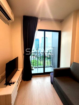 คอนโดให้เช่า : 🔥14K/Mo 1นอน ห้องแต่งดี วิวเมือง ไม่โดนบล็อค เฟอร์จัดเต็ม  พร้อมหิ้วกระเป๋าเข้าอยู่ คอนโดทำเลดี ใกล้ MRT ลาดพร้าว @  Nue Noble Ratchada Lat Phrao