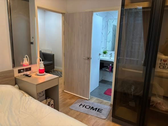 picture ✨#OL2308_180✨𝗙𝗼𝗿 𝗥𝗲𝗻𝘁 1️⃣5️⃣k.🔥🔥 #Near MRT Rama 9 ✨#Available room, make an appointment to view Condo: Groove Ratchada Rama 9 - 1/6