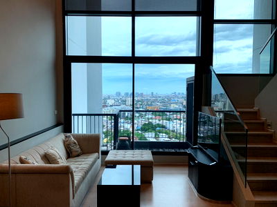 Condos for rent : OMG2534  Duplex unit @ [ Rhythm Sukhumvit 44/1 ] BTS Phra Khanong - for RENT 25-Nov-25