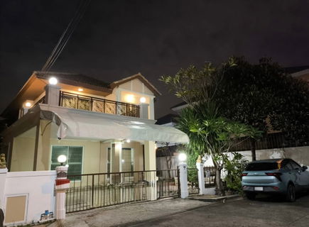 รูปภาพ For rent, for rent, for rent, single house, Watcharapol, Chuan Chuen-Watcharapol Village, cheap price, interested, Line: @951qfbfi