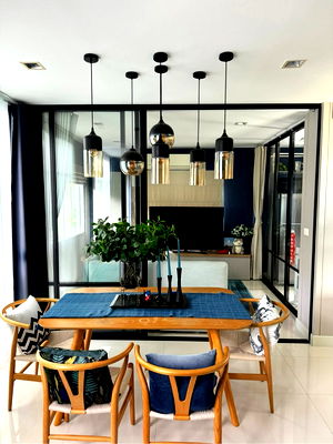 บ้านเดี่ยวให้เช่า : ให้เช่าบ้่านเดี่ยวโครงการเทรนดี้ ธารา  บางนา