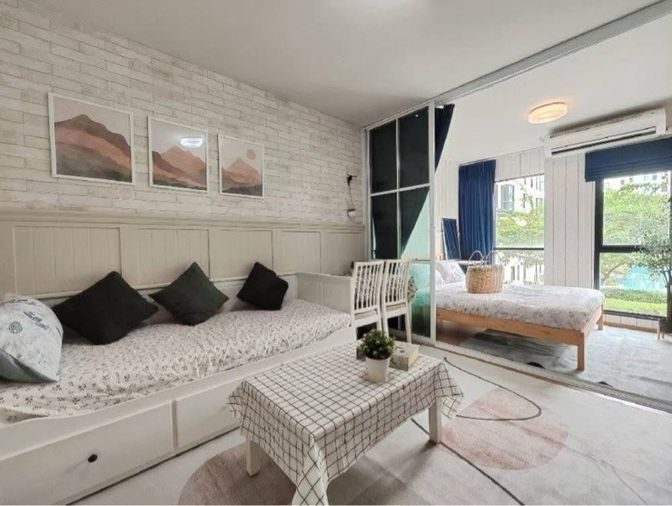 🌟ยูนิโอ สุขุมวิท72 1 ห้องนอน 1 ห้องน้ำ ขนาด27 ตรม. ให้เช่า 10,500฿ สัญญา 1 ปี ห้องสวยมากค่ะ🥰