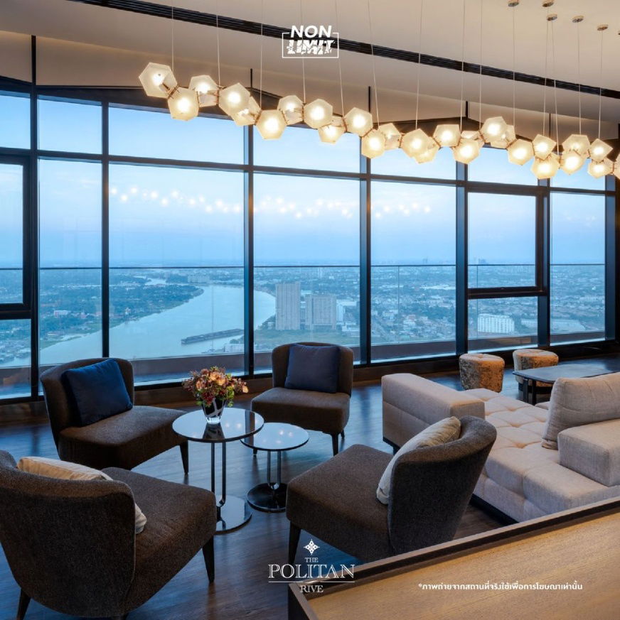 picture 🥳[RAR2511-2312] The Politan Rive. Tower B, Fl.39 *Near MRT Phra Nang Klao Bridge💚Line id: @thefirstagent** - 6/8