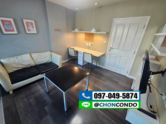 DCondo ดีคอนโด ชั้น5 ตึกA  ------------ห้องสวย + มีเครื่องซักผ้า------------Tel 097-049-5874 (Line: @choncondo มี@ด้วย)