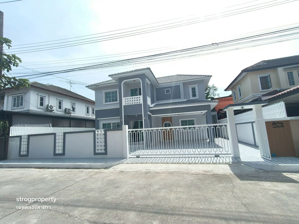 รูป บ้านเดี่ยว มีนบุรี หทัยราษฎร์ หมู่บ้านเคซีพาร์ควิลล์ 3 ถนนหทัยราษฎร์34/1 บ้าน4 ห้องนอน นัดหมายชมบ้าน 085-318-6868 คุณวา - รูปที่ 2/36