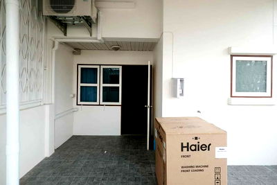 เช่าทาวน์โฮม เขตบางนา : HR3027ให้เช่าทาวน์เฮ้าส์ 3.5 ชั้น หมู่บ้านแฮปปี้แลนด์วิวล์ ลาซาล 32 ใกล้โรงเรียนบางกอกพัฒนา