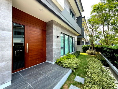 Houses for rent Mega Bangna : For rent, for rent, for rent, single house, Bangna, The City Bangna, cheap price, interested, Line: @951qfbfi