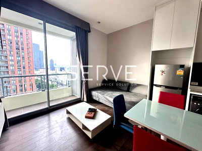 Condos for sale : 1 Bed Large Room Nice Room Fully furnished Good Location MRT Phetchaburi 60 m. & Singha Complex @  Q Asoke