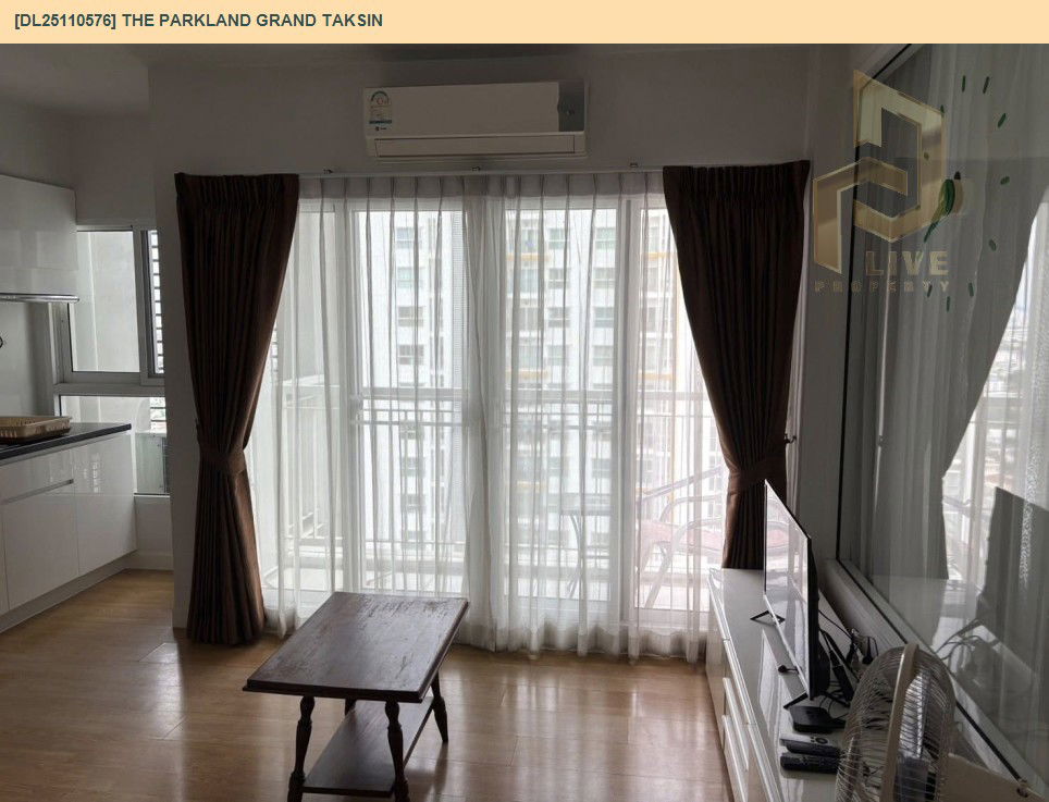 picture DL25110576 Condo for rent, The Parkland Grand Taksin near BTS Pho Nimit , ready to move in, call urgently 0638692663 LineID @534wlwof - 6/9