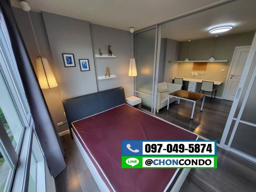รูป DCondo ดีคอนโด ชั้น5 ตึกA ------------ห้องสวย + มีเครื่องซักผ้า------------Tel 097-049-5874 (Line: @choncondo มี@ด้วย) - รูปที่ 2/13