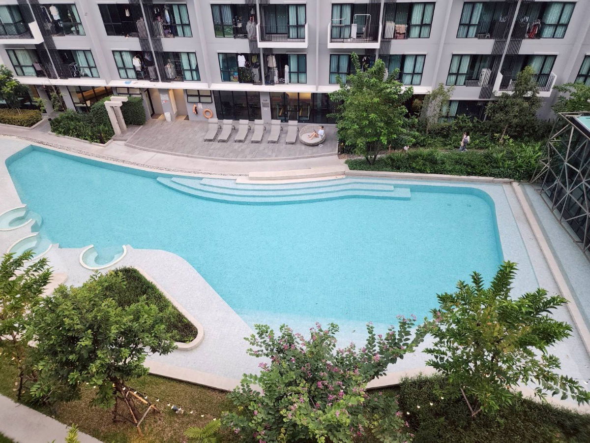 รูป 🏡 ให้เช่า Kave Town Space💖 ✨ ตึก D ชั้น 5 วิวกลางสระ ✅️ พร้อมเข้าอยู่ - รูปที่ 2/15