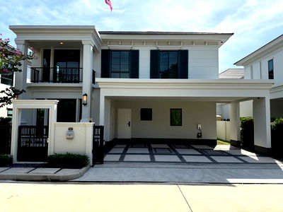 บ้านเดี่ยวให้เช่า : #A12427 ✅ 24/11/68  ให้เช่าบ้านเดี่ยว Setthasiri Bangna Km.10 📲📢สอบถาม ld line @condoboy