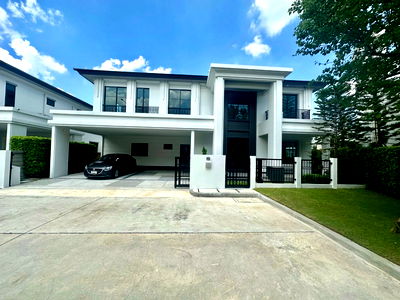 Houses for rent : DLH-0030 House for rent, Setthasiri Bangna - Suvarnabhumi, ready to move in, call 0638692663 LineID@897iyzll