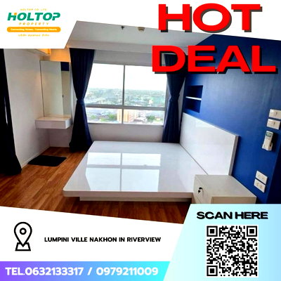 Condos for rent : #Z3322💥 241168🔥 Condo for rent: Lumpini Ville Nakhon In Riverview