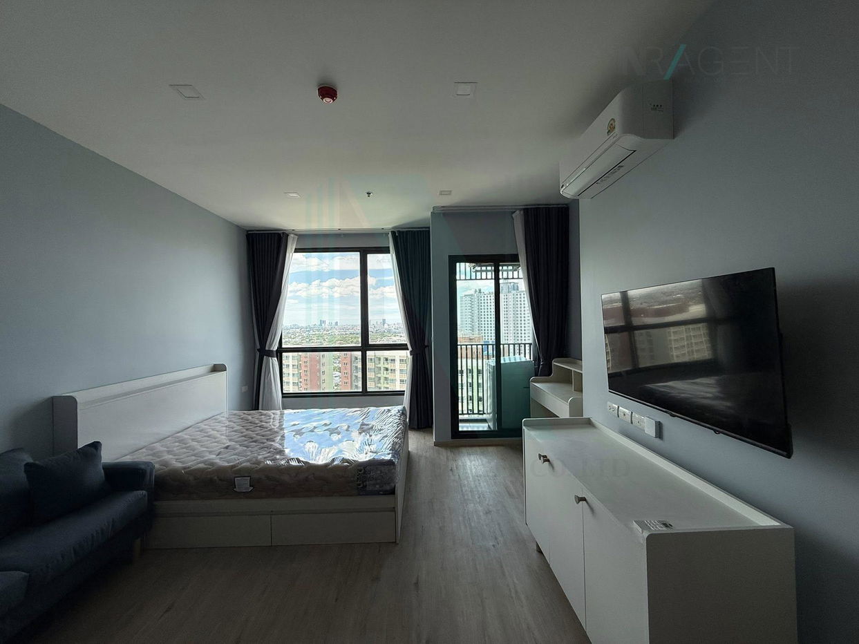 picture 🎊 For Rent Condo THE RICH RAMA 9 - SRINAKARIN Building 1, Floor 24,Studio, Room size 27 sqm - 4/8