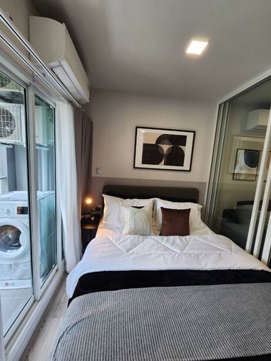 🌊ให้เช่า Kave Island ห้องกั้น วิวสระ 26 ตรม.ตึก B ชั้น 5, ตกแต่ง Modern + minimal