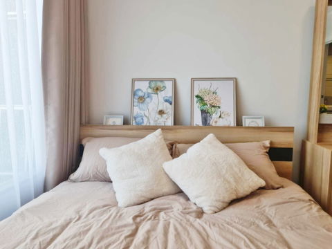 ขาย Plum condo Sukhumvit 62 ( พลัมคอนโด สุขุมวิท 62 ) **ห้องมุม แต่งครบ Line ID: @ppagent