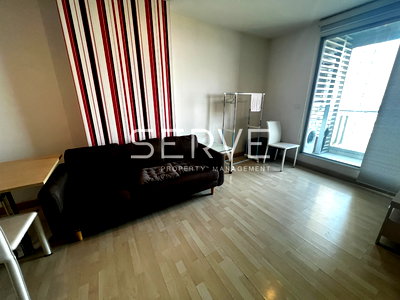 Condos for sale :  1 Bed Large room Unblock view Fully furnished Closed Kitchen Perfect Location Next to MRT Ratchadaphisek 0 m @ Rhythm Ratchada 