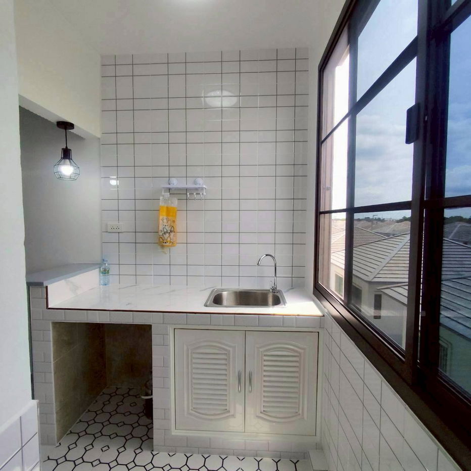 รูป คอนโดเอื้ออาทร หทัยราษฎร์ อาคาร 22 ชั้น 4 ตกแต่งใหม่ พร้อมอยู่ นัดหมายชมห้อง 085-318-6868 - รูปที่ 4/17