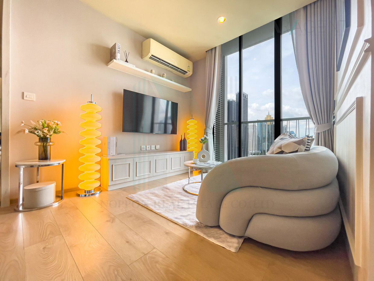 picture ð For Rent Condo NOBLE RECOLE Building 1, Floor 33,2 bed room, Room size 72 sqm - 3/8