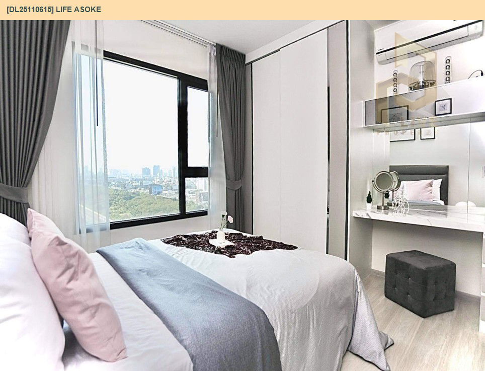 picture DL25110615 Condo for rent, Life Asoke near MRT เพชรบุรี, ready to move in, call urgently 0638692663 LineID @162cjixi - 4/8