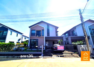 บ้านเดี่ยว วิทยาลัยเทคนิคปทุมธานี : ลดราคาพิเศษ!! บ้านเดี่ยวอณาสิริ กรุงเทพ-ปทุมธานี (50.5 ตร.ว.) 3 นอน 2 น้ำ 1 ห้องนั่งเล่น 2 จอดรถ บ้านสภาพใหม่++ขายถูกมาก 4.79 ล้าน ++ (จาก 4.9 ล้าน)