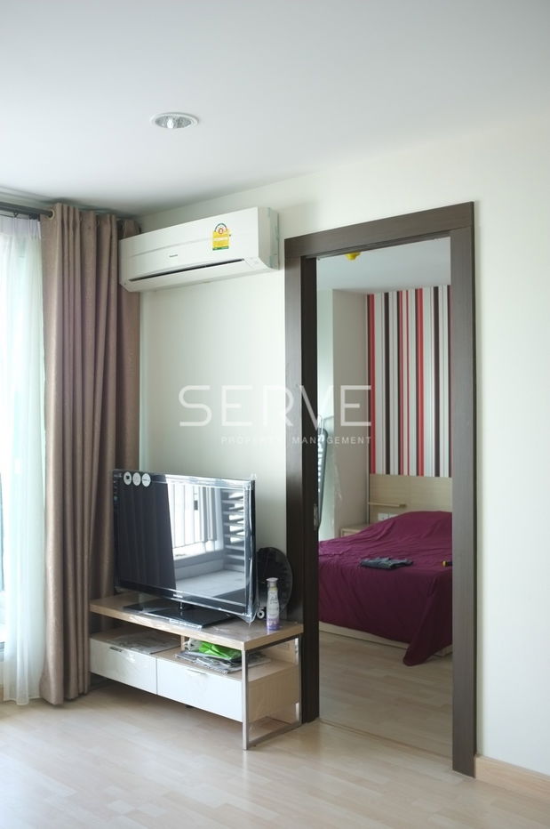 picture  1 Bed Large room Unblock view Fully furnished Closed Kitchen Perfect Location Next to MRT Ratchadaphisek 0 m @ Rhythm Ratchada  - 1/8