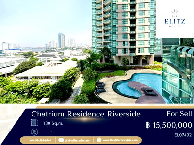 ขายคอนโด : ✨ Chatrium Residence Riverside คอนโดคุณภาพ พร้อมบริการระดับโรงแรม ห้องตกแต่งสวย เฟอร์ครบ พร้อมอยู่ 💕