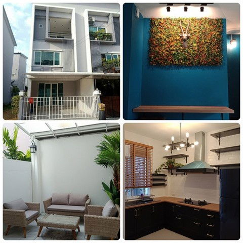 picture Town Home For Rent The Exclusive Wongwaen-Ramintra Bangkok - 2/8