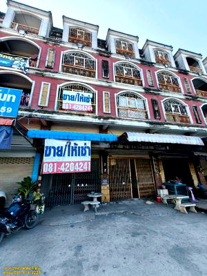 เช่าอาคารพาณิชย์ เมืองสมุทรสาคร สมุทรสาคร : เช่าหรือขาย อาคารพาณิชย์ 4 ชั้น 2 คูหา  คูหาละ 20 ตร.ว. ติดถนนเศรษฐกิจ 1 ตำบลนาดี เมืองสมุทรสาคร 