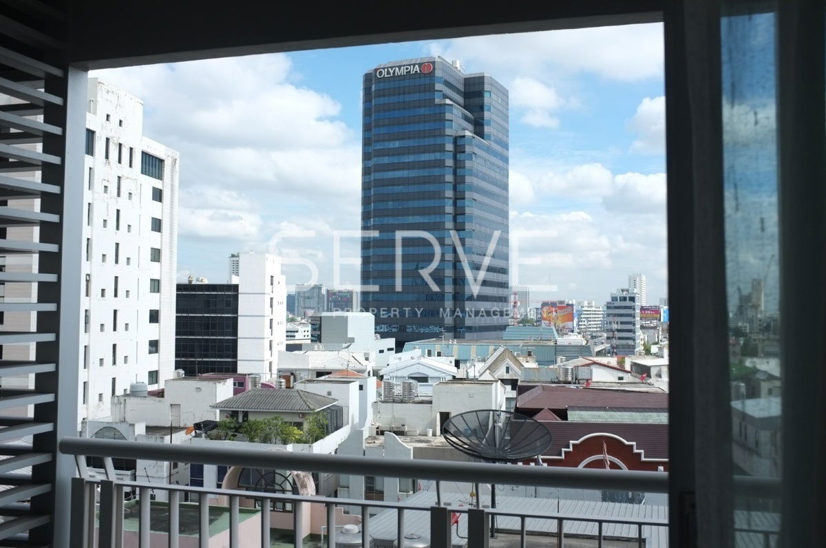 picture  1 Bed Large room Unblock view Fully furnished Closed Kitchen Perfect Location Next to MRT Ratchadaphisek 0 m @ Rhythm Ratchada  - 3/8