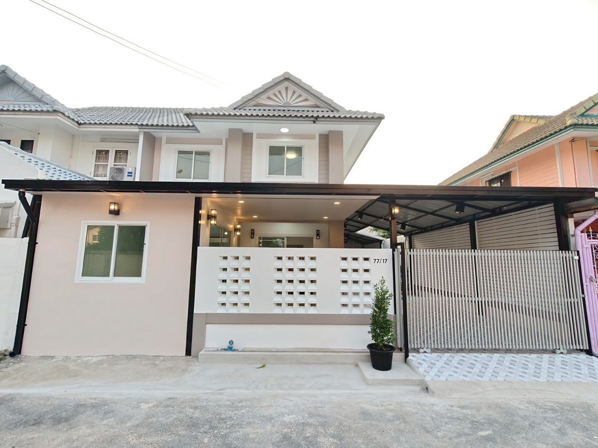 รูป บ้านแฝดหลังใหญ่ พฤกษา 30/1 ต่อเติมครบ ฟังก์ชันพร้อมอยู่ ใกล้รถไฟฟ้า MRT คลองบางไผ่ และ Central Westgate ราคาเพียง 2.79 ล้าน ฟรีโอน‼️ - รูปที่ 1/20