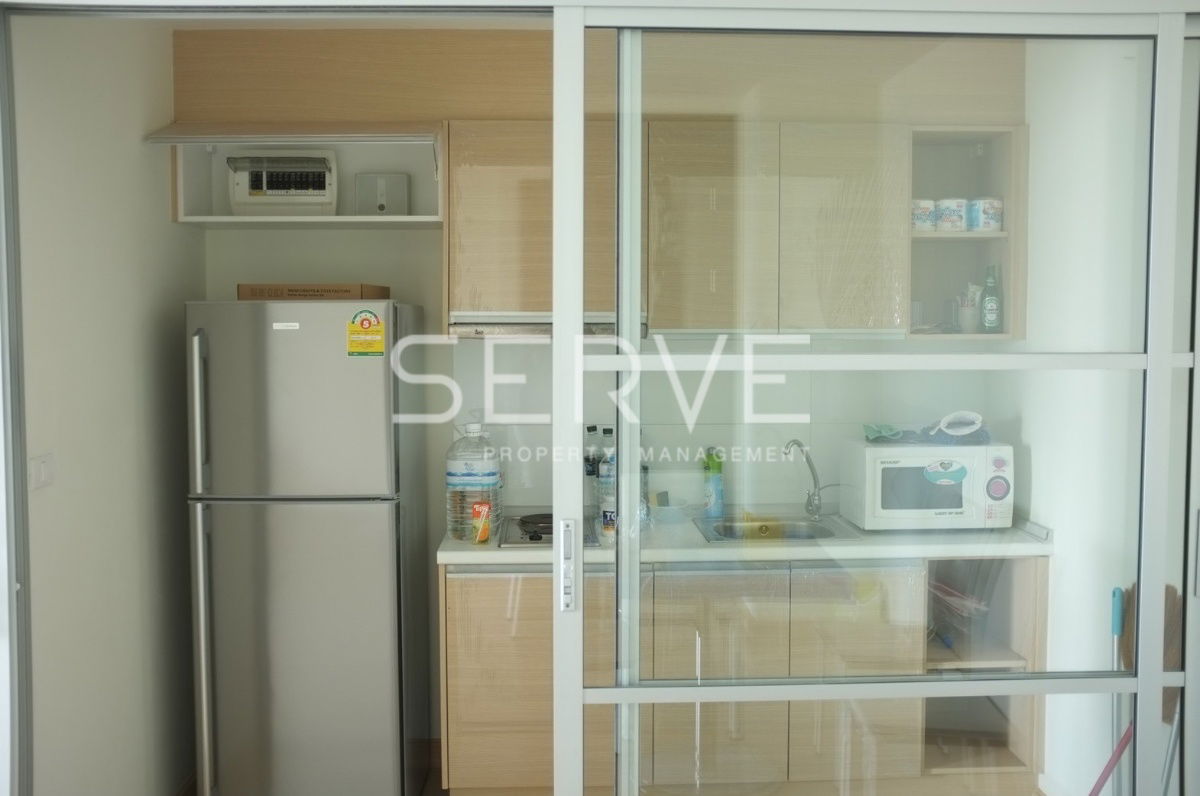 picture  1 Bed Large room Unblock view Fully furnished Closed Kitchen Perfect Location Next to MRT Ratchadaphisek 0 m @ Rhythm Ratchada  - 4/8