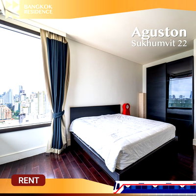 Condos for rent : Aguston Sukhumvit 22 💖 Beautifully decorated, move-in ready, Pet-friendly 🐱 Near BTS Phrom Phong 