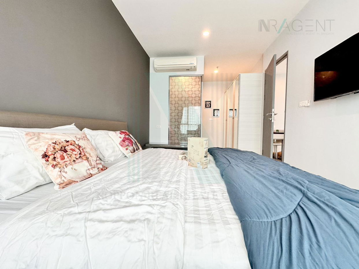 picture 🎉 For rent, Life Ratchadapisek, 2 bedrooms, 21st floor, Building A, near MRT Huai Khwang. - 6/8