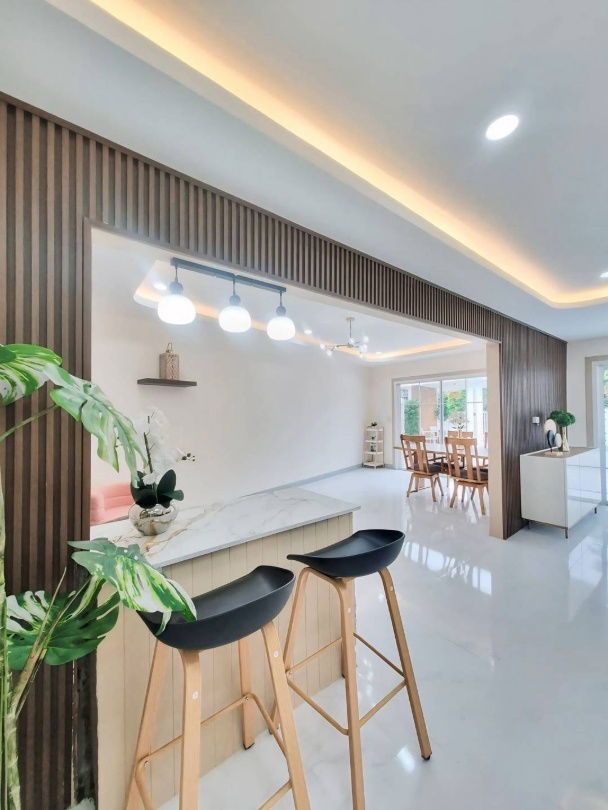 รูป ขายบ้านแฝด 2 ชั้น หลังมุม หมู่บ้านพฤกษา 3 ถนนวัดลาดปลาดุก บางบัวทอง ตกแต่งใหม่พร้อมอยู่ ทำเลดี ใกล้ชุมชน ลดราคา 3 แสน เหลือ 2.99 ล้าน - รูปที่ 9/20