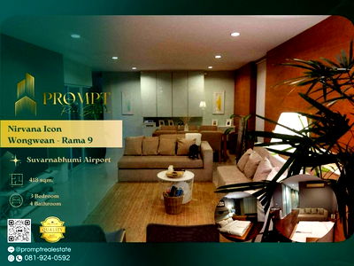 Houses for rent Airport Link Ban Thap Chang  : MN04846 - Nirvana Icon Wongwean - Rama 9