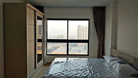 Supalai Loft@Talat Phlu Station【𝐒𝐄𝐋𝐋 & 𝐑𝐄𝐍𝐓】🔥ตกแต่งสไตล์ลอฟต์แสงฟุ้ง พร้อมผนังเรียบเท่ที่เข้ากับเฟอร์โทนขาว-ครีม🔥 ติดต่อไลน์ไอดี: @hacondo