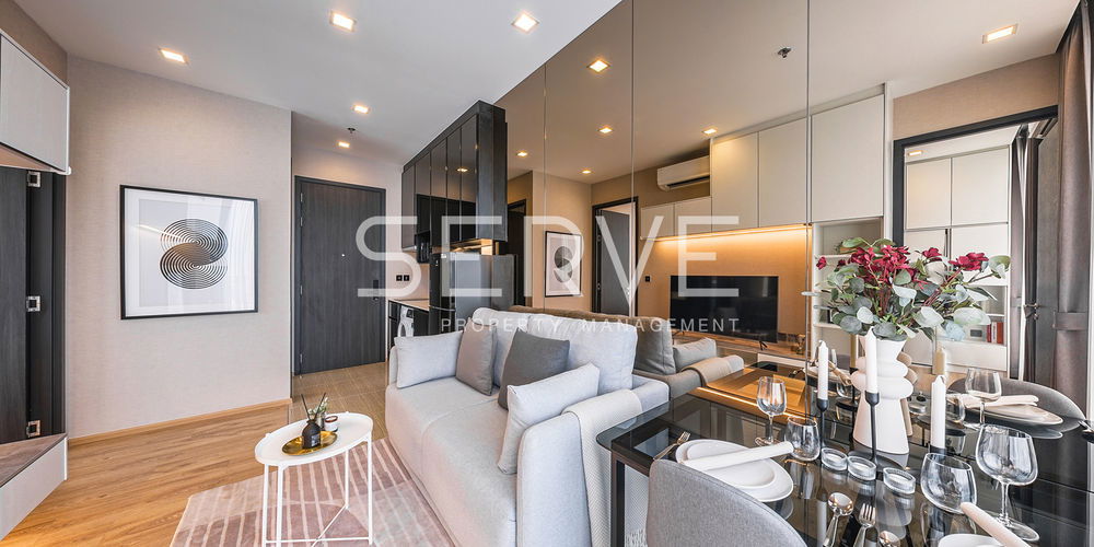 รูป Modern Style 2 Beds High Fl. 25+ Good Location New Condo Close to BTS Ari 220 m. / For Rent-Noble Around Ari - รูปที่ 8/11