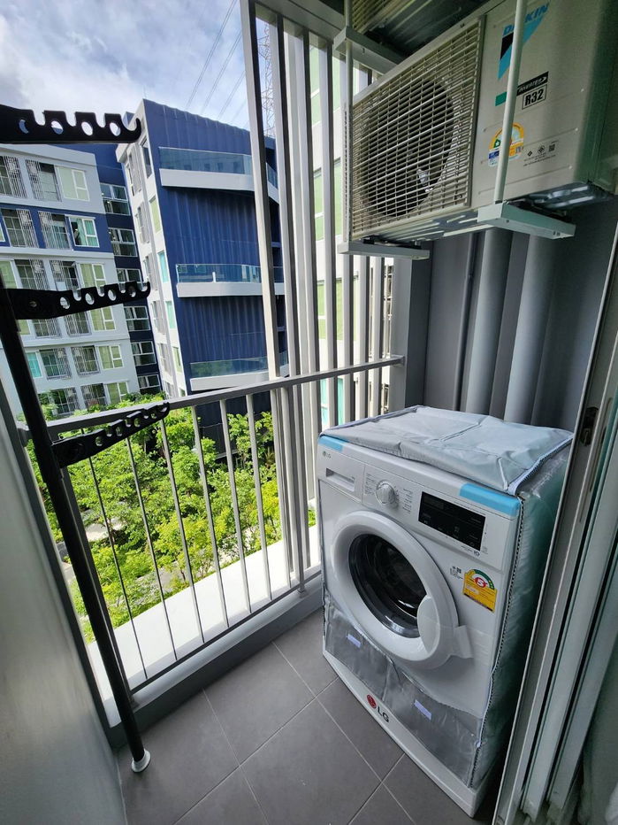 รูป 🌊ให้เช่า Kave Island ห้องกั้น วิวสระ 26 ตรม.ตึก B ชั้น 5, ตกแต่ง Modern + minimal - รูปที่ 6/18