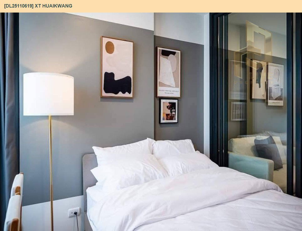 รูป DL25110619 ให้เช่าคอนโด เอ็กซ์ที ห้วยขวาง (XT HUAIKWANG) ใกล้ MRT ห้วยขวาง พร้อมเข้าอยู่ โทรด่วน 0614453194 LineID @162cjixi - รูปที่ 2/7